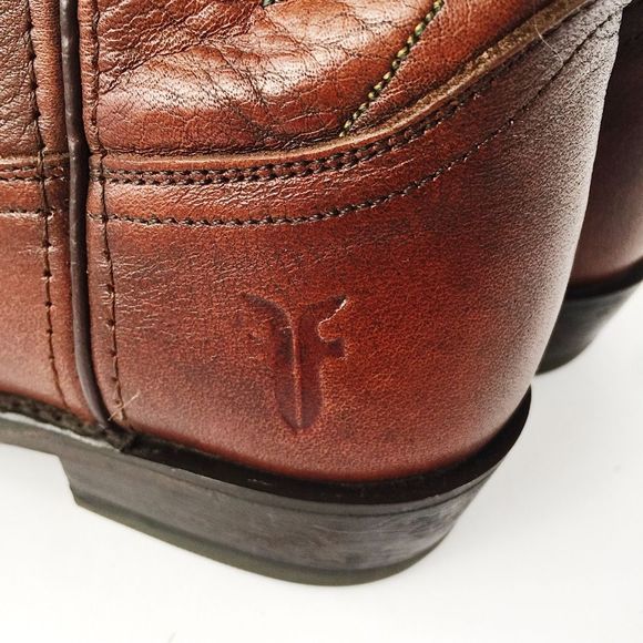 Frye Brown Leather Mid-calf Boots Youth 4 - Picture 4 of 7